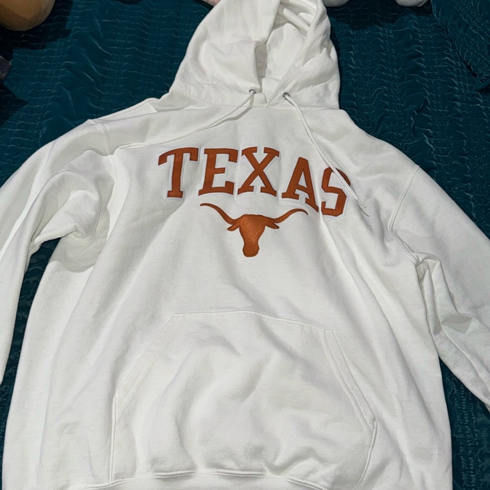 Size L - Champion brand UT white hoodie